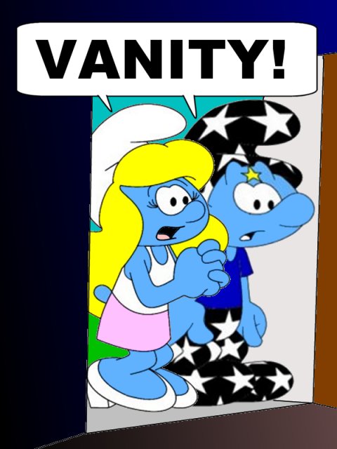 What secret has Empath and Smurfette found in Vanity's house?