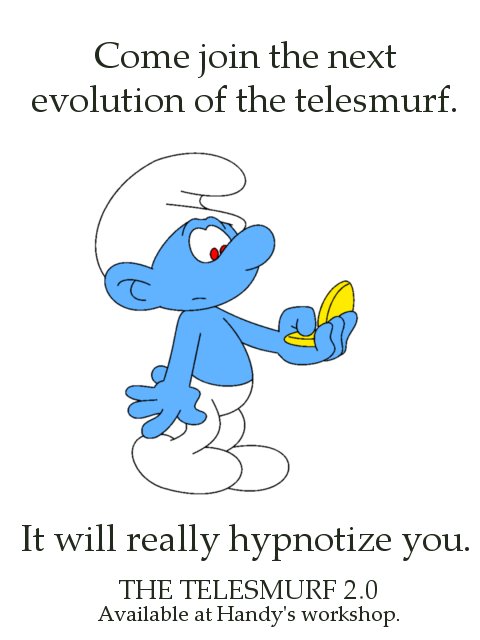 The ad for the next telesmurf