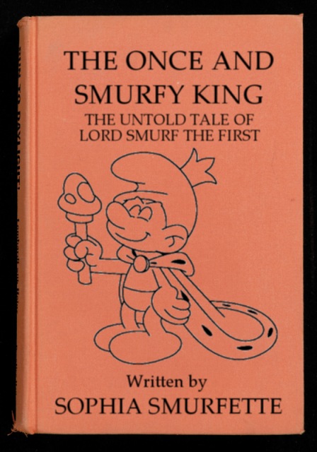 The cover of Sophia Smurfette's completed book