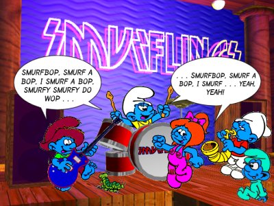 The Smurflings perform their version of Hanson's Mmmbop