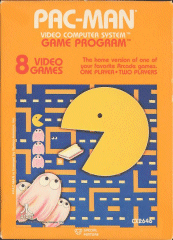 Atari 2600 Pac-Man box design