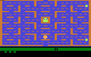 Atari 2600 Pac-Man game screen