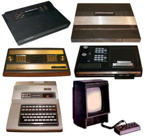 The popular game systems of the early 1980s