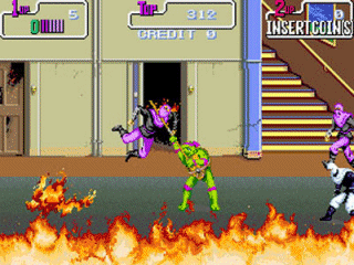 Teenage Mutant Ninja Turtles arcade game