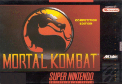 Super NES Mortal
        Kombat box design